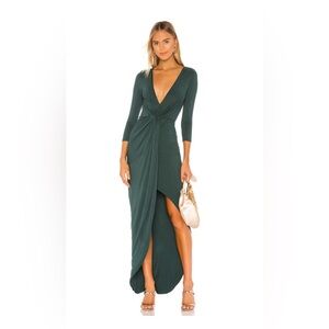 Lovers and Friends - Sundance Maxi Dress in Everglade Green (XS)